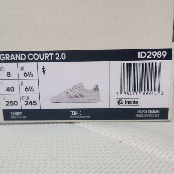 Iridescent Adidas Grand Court Shoes - Picture 3 of 7